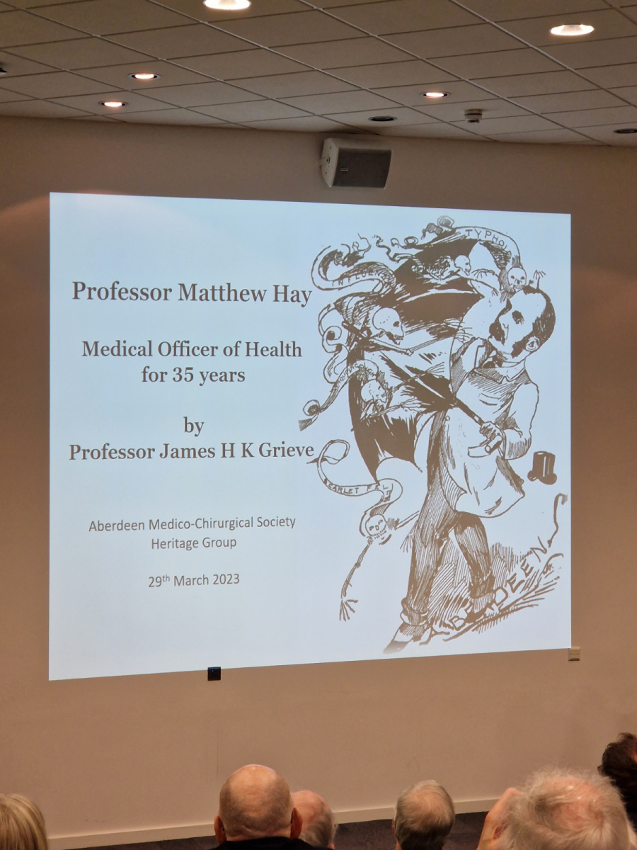 Aberdeen Medico-Chirurgical Society Heritage Group Evening