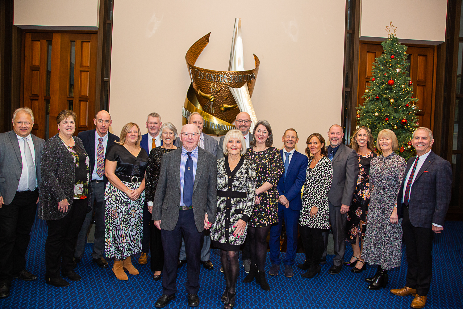 Fleshers members with partners