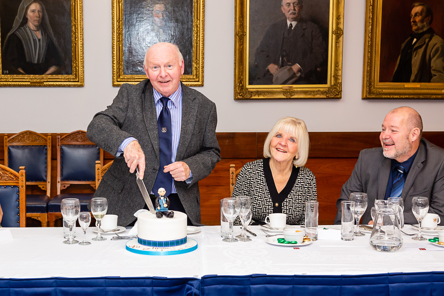 Ex Deacon Alan Cain, Deirdre Longhurst and Deacon Leith